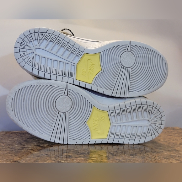 Nike Dunk High Premium SB QS 'De La Soul' 748751-177 Size 9 Mens White/Firefly - Picture 7 of 8